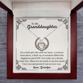 Granddaughter Necklace Gift, Jewelry for Special Moments, Crown Pendant Necklace